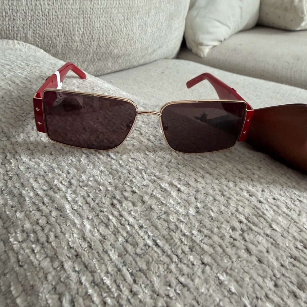 MCM Red and Gold Sunglasses